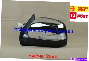 US~[ z[fRh2008-2012̐VhA~[iNAp[tH[hȂ NEW DOOR MIRROR FOR HOLDEN COLORADO 2008-2012 LEFT SIDE (CHROME,No Power Fold