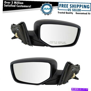 US�~���[ �~���[�p���[�X���[�X�u���b�N�y�A�Z�b�g2�̃z���_�A�R�[�h�N�[�y�V�����Z�b�g Mirror Power Smooth Black Pair Set of 2 for Honda Accord Coupe New