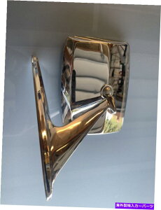 US�~���[ �t�H�[�h�M�����N�V�[500 NOS�h���C�o�[�T�C�h�N�����h�A�~���[C7AB17743�V����F100�u�����R Ford Galaxie 500 NOS driver side chrome door mirror C7AB17743 new F100 Bronco