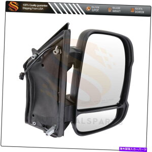 US~[ }jA~[tBbg14_bWv}X^[EtH[hubN^[VOi View Manual Mirror Fits 14 Dodge Ram Promaster Right Side Fold Black Turn Signal