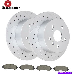 brake disc rotor 281mm���A�u���[�L���[�^�[���N�T�XES300H ES350�g���^�J�����A�o�����p�u���[�L�p�b�h 281mm Rear Brake Rotors Brake Pads for Lexus ES300h ES350 Toyota Camry Avalon�y���s�A���i�z