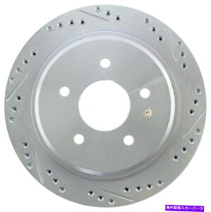brake disc rotor STOPTECH 227.62061L SELECT SPORT SPORT Cross-drilled and Slotted Disc Brake Rotor StopTech 227.62061L Select Sport Cross-Drilled And Slotted Disc Brake Rotor