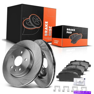 brake disc rotor V{[Cp}urCbNNXp̃AfBXN[^[ƃZ~bNu[Lpbh Rear Disc Rotor & Ceramic Brake Pads for Chevrolet Impala Malibu Buick LaCrosse