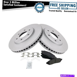 brake disc rotor �t�����e�B�A4�C���p�̃t�����g���^���b�N�u���[�L�p�b�h��2�̃R�[�e�B���O���[�^�[�L�b�g2.5L Front Metallic Brake Pad & 2 Coated Rotor Kit For Frontier 4 Cyl 2.5L�y���s�A���i�z