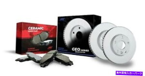 brake disc rotor }c_gr[ĝ߂̃tgv~AWIR[eBOu[L[^[pbh2001-2004 Front Premium Geo Coated Brake Rotor & Pad for Mazda Tribute 2001-2004