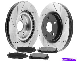 brake disc rotor Lexus ES300H ES350 TOYOTA CAMRY-B4用のフロントディスクブレーキローター +ブレーキパッド Front Disc Brake Rotors + Brake Pads for Lexus ES300h ES350 Toyota Camry-b4