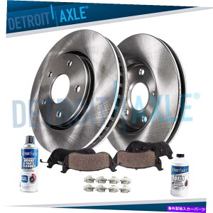 brake disc rotor �N���C�X���[�̃t�����g���[�^�[ +�u���[�L�p�b�h�Z�u�����O�W�[�v�p�g���I�b�g�R���p�X�_�b�W�L�����o�[ Front Rotors + Brake Pad for Chrysler Sebring Jeep Patriot Compass Dodge Caliber�y���s�A
