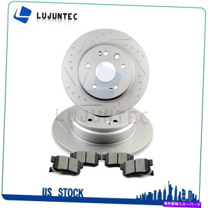brake disc rotor Acura Tl Infiniti Ex35 Q40���Y�ő�ǂ̃��A�u���[�L���[�^�[�ƃ��^���b�N�p�b�h Rear Brake Rotors & Metallic Pads For Acura TL Infiniti EX35 Q40 Nissan Maxima�y���s�A���i�z
