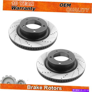 brake disc rotor 2005-2020�̃t�����g�f�B�X�N�u���[�L���[�^�[�g���^�n�C�����_�[�V�G�i���N�T�XRX350 NX300 Front Disc Brake Rotors for 2005-2020 Toyota Highlander Sienna Lexus RX350 NX300�y���s�A���i�z
