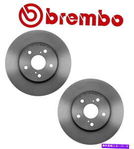 brake disc rotor ���N�T�X�pIS250�y�A2�̃t�����g�f�B�X�N�u���[�L���[�^�[�R�[�e�B���O�u�����{43512 08030�̃y�A�Z�b�g For Lexus IS250 Pair Set of 2 Front Disc Brake Rotors Coated Brembo 43512 08030�y���s�A���i