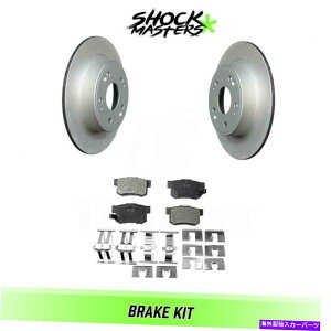 brake disc rotor 2016-2018 Acura ILX�̃��A�Z���~�b�N�u���[�L�p�b�h���R�[�e�B���O���[�^�[�L�b�g Rear Ceramic Brake Pad & Coated Rotor Kit for 2016-2018 Acura ILX�y���s�A���i�z