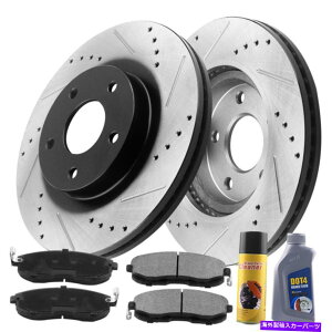 brake disc rotor �V�{���[�}���u�R�o���gG5�p��296mm�t�����g�R�[�e�B���O�u���[�L���[�^�[ +�u���[�L�p�b�h 296mm Front Coating Brake Rotors + Brake Pads for Chevrolet Malibu Cobalt G5�y���s�A���i�z