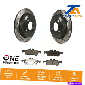 brake disc rotor ~jN[p[p̃AR[eBOhhfBXNu[L[^[Z~^pbhLbg Rear Coated Drilled Slot Disc Brake Rotors Semi-Metallic Pad Kit For Mini Cooper
