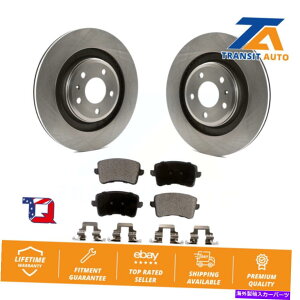 brake disc rotor AEfBS5 A4 Quattro S4p̃AfBXNu[L[^[Ɣ^pbhLbg Rear Disc Brake Rotors And Semi-Metallic Pads Kit For Audi S5 A4 Quattro S4