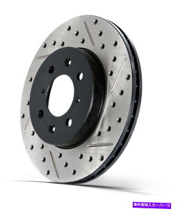 brake disc rotor STOPTECH 227.42088L SELECT SPORT SPORT Cross-drilled and Slotted Disc Brake Rotor StopTech 227.42088L Select Sport Cross-Drilled And Slotted Disc Brake Rotor