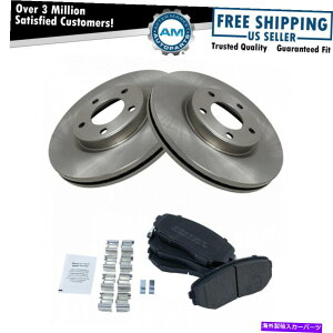 brake disc rotor 07-09�t�H�[�h�G�b�WMKX 2WD�p�̃t�����g���^���b�N�f�B�X�N�u���[�L�p�b�h�����[�^�[�Z�b�g Front Metallic Disc Brake Pad & Rotor Set for 07-09 Ford Edge MKX 2WD�y���s�A���i�z