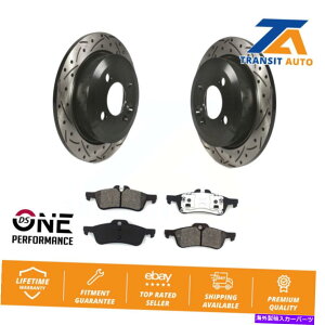 brake disc rotor ~jN[p[p̃AR[eBOhhfBXNu[L[^[Z~^pbhLbg Rear Coated Drilled Slot Disc Brake Rotors Semi-Metallic Pad Kit For Mini Cooper
