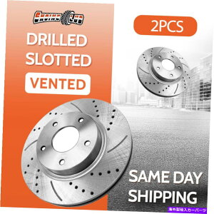 brake disc rotor �t�H�[�h�t���[�W�����}�c�_6�}�[�L�����[�~��mkz�p�̃��A�h�����h���b�N�f�B�X�N�u���[�L���[�^�[ Rear Drilled Slotted Disc Brake Rotors for Ford Fusion Mazda 6 Mercury Mila MKZ�y���s�A���i�z