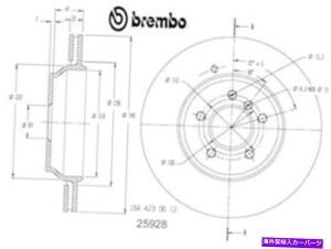 brake disc rotor fBXNu[L[^[xgOEpu{25928 Disc Brake Rotor-Vented OE Replacement Brembo 25928