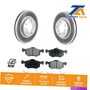 brake disc rotor tH[hGXP[v}c_gr[g}[L[p̃tgR[eBOu[L[^[ƃZ~bNpbhLbg Front Coated Brake Rotor & Ceramic Pad Kit For Ford Escape Mazda Tribu