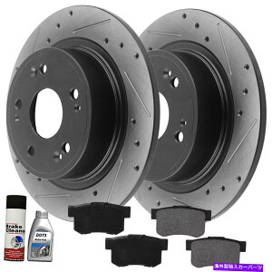 brake disc rotor 304.5mmAubNER[eBOu[L[^[ƃz_CR-V Acura RDXpu[Lpbh 304.5MM Rear Black E coating Brake Rotors & Brake Pads for Honda CR-V Acura RDX