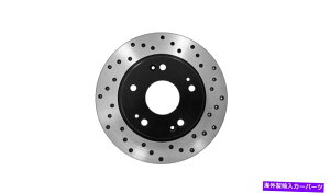 brake disc rotor [ANXhER[eBOu[L[^[Z~bNpbh]tBbg97-99g^J [Rear Cross Drilled E-Coated Brake Rotors Ceramic Pads] Fit 97-99 Toyota Camry
