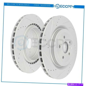 brake disc rotor Cadillac CST -V 2009 2011-2018�h�����X���b�g�t�����A�u���[�L�f�B�X�N���[�^�[ Rear Brake Discs Rotors For Cadillac CST-V 2009 2010 2011 - 2018 Drilled Slotted�y���s�A���i�z