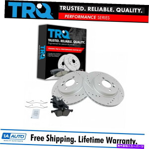 brake disc rotor 02-06~jN[p[STRQu[LpbhptH[}X[^[LbgPOSIZ~bNtgS TRQ Brake Pad & Performance Rotor Kit Posi Ceramic Front for 02-06 Mini Cooper S