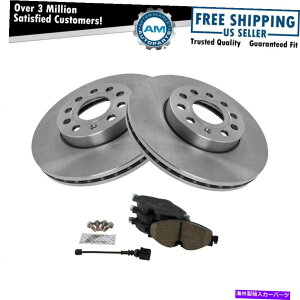 brake disc rotor tHNX[QStWFbgt@p̃tg|[VZ~bNfBXNu[Lpbhƃ[^[Lbg Front Posi Ceramic Disc Brake Pads & Rotors Kit for Volkswagen Golf Jetfa