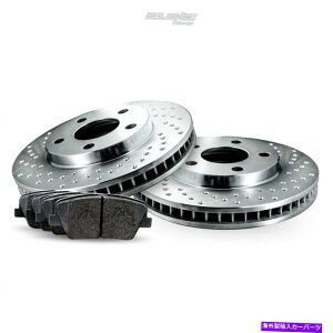 brake disc rotor hrAI[p̃ANXhu[L[^[fBXNƃZ~bNpbh Rear Cross-Drilled Brake Rotors Disc and Ceramic Pads For Aurora,DeVille