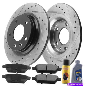 brake disc rotor 20042008OvNXA[B2ÃAfBXNu[L[^[Z~bNpbh REAR Disc Brake Rotors Ceramic Pads for 20042008 Grand Prix LaCrosse Allure B2A