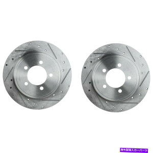 brake disc rotor 2002N2010ÑfBXNu[L[^[tH[hGNXv[[ANXhXbgZbg2̃Zbg Disc Brake Rotor For 2002-2010 Ford Explorer Rear Cross-Drilled Slotted Set of 2