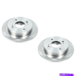brake disc rotor Set-P15JBR169-2 PowerStop 2-Wheel�Z�b�g�u���[�L�f�B�X�N280�Z�_���}�L�V�}�p���ARWD SET-P15JBR169-2 Powerstop 2-Wheel Set Brake Discs Rear RWD for 280 Sedan Maxima�y���s�A���i�z
