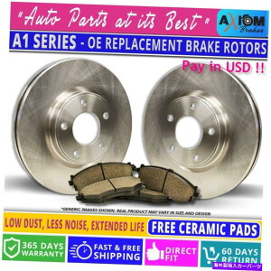 brake disc rotor iALbgjv~AOEM-2fBXNu[L[^[-4Z~bNu[Lpbh (Rear Kit) Premium OEM Replacement - 2 Disc Brake Rotors - 4 Ceramic Brake Pads