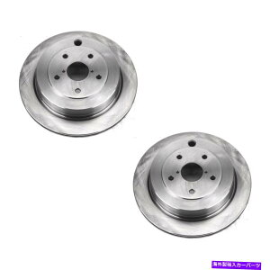 brake disc rotor Set-P15JBR1368-2 PowerStop 2�z�C�[���Z�b�g�u���[�L�f�B�X�NB9 Tribeca�̃��AAWD 06-07 SET-P15JBR1368-2 Powerstop 2-Wheel Set Brake Discs Rear AWD for B9 Tribeca 06-07�y���s�A���i�z