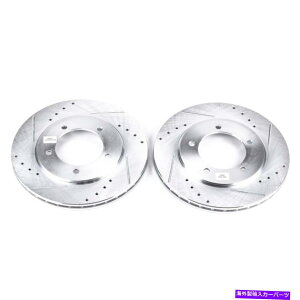 brake disc rotor JBR904XPR PowerStop�u���[�L�f�B�X�N�X�Y�L�O�����h���B�^��XL-7��2�փZ�b�g�t�����g JBR904XPR Powerstop Brake Discs 2-Wheel Set Front for Suzuki Grand Vitara XL-7�y���s�A���i�z