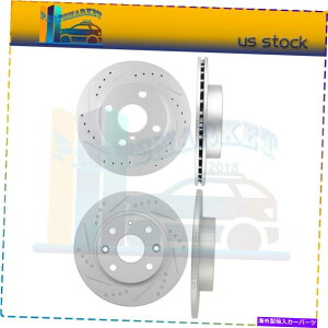brake disc rotor Mazda Miata 1989 1990-1993�p�̃t�����g���A�h�����X���b�g�f�B�X�N�u���[�L���[�^�[ Front Rear Drilled Slotted Discs Brake Rotors For Mazda Miata 1989 1990- 1993�y���s�A���i�z