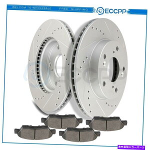 brake disc rotor �t�����g�Z���~�b�N�u���[�L�p�b�h��13-14 ACURA ILX 12-15�z���_�V�r�b�N�p���[�^�[ Front Ceramic Brake Pads And Rotors For 13-14 Acura ILX 12-15 Honda Civic�y���s�A���i�z