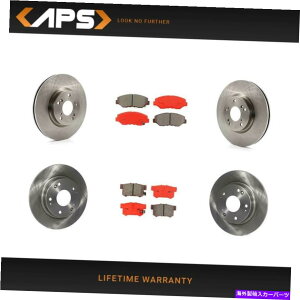 brake disc rotor Acura Ilx Honda Civicp̃tgAfBXN[^[ƃZ~^u[Lpbh Front & Rear Disc Rotors & Semi-Metallic Brake Pads For Acura ILX Honda Civic