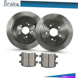 brake disc rotor ���A�f�B�X�N�u���[�L���[�^�[�ƃZ���~�b�N�p�b�h�Z�b�g�t�B�b�g2003-2008�z���_�p�C���b�g3.5L Rear Disc Brake Rotors & Ceramic Pads Set Fits 2003-2008 Honda Pilot 3.5L�y���s�A���i�z