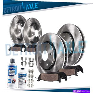 brake disc rotor 2002�N2003�N�̃t�����g���A�u���[�L���[�^�[ +�Z���~�b�N�p�b�h2004�g���^�J����V-6 XLE SE Front Rear Brake Rotors + Ceramic Pad for 2002 2003 2004 Toyota Camry V-6 XLE SE�y���s�A���i�z