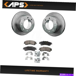 brake disc rotor Vo[hVG3500p̃AfBXN[^[Ɣ^u[LpbhLbg Rear Disc Rotors & Semi-Metallic Brake Pads Kit for Silverado & Sierra 3500
