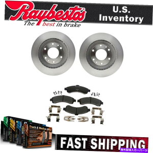brake disc rotor tgLbgu[L[^[2002-2005 GMC EnvoỹZ~bNu[Lpbhƃn[hEFA Front Kit Brake Rotors Ceramic Brake Pads and Hardware For 2002-2005 GMC Envoy