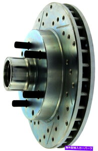 brake disc rotor STOPTECH 227.66025R SELECT SPORT SPORT Cross-drilled and Slotted Disc Brake Rotor StopTech 227.66025R Select Sport Cross-Drilled And Slotted Disc Brake Rotor