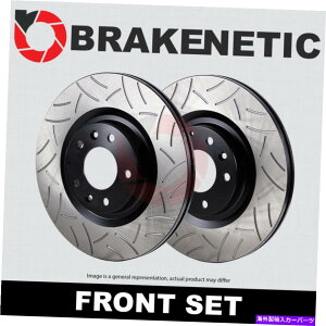 brake disc rotor [�t�����g�Z�b�g] Brakenetic Premium GT�X���b�g�t���u���[�L�f�B�X�N���[�^�[BNP42040.GT [FRONT SET] BRAKENETIC PREMIUM GT SLOTTED Brake Disc Rotors BNP42040.GT�y���s�A���i�z