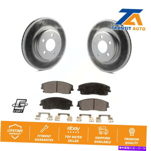 brake disc rotor �h�b�W�`���[�W���[�N���C�X���[300�`�������W���[�p�t�����g�R�[�g�u���[�L���[�^�[�Z���~�b�N�p�b�h�L�b�g Front Coat Brake Rotor Ceramic Pad Kit For Dodge Charger Chrysler 300 Challenger�y��