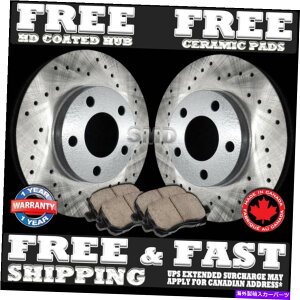 brake disc rotor P0473 Fit 2001 2002 Ford Explorer Sport 2WD�t�����g�h�������[�^�[�Z���~�b�N�p�b�h P0473 FIT 2001 2002 Ford Explorer Sport 2WD FRONT Drilled Rotors Ceramic Pads�y���s�A���i�z