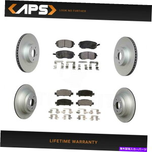 brake disc rotor Subaru Baja Legacy Outback AWD�p�̃t�����g�����AG�R�[�e�B���O���[�^�[�ƃZ���~�b�N�p�b�h�L�b�g Front & Rear G-Coated Rotor & Ceramic Pad Kit for Subaru Baja Legacy Outback AWD�y���s�A���i�z
