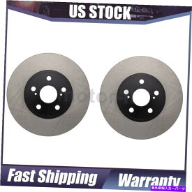 brake disc rotor 2000年から2008年のトヨタ向けの中心部品2xフロントディスクブレーキローター Centric Parts 2X Front Disc Brake Rotor For 2000-2008 Toyota