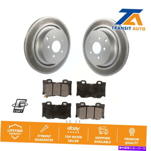 brake disc rotor �C���t�B�j�e�BQ50 M37 Q60 Q70 Q70L�p���A�R�[�e�B���O�u���[�L���[�^�[�Z�~���^���p�b�h�L�b�g Rear Coated Brake Rotors Semi-Metallic Pad Kit For Infiniti Q50 M37 Q60 Q70 Q70L